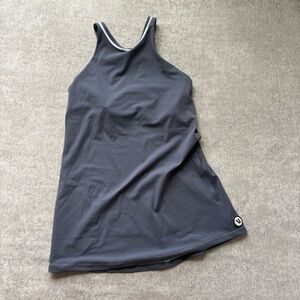 Vuori Women's Dress in Dark Gray